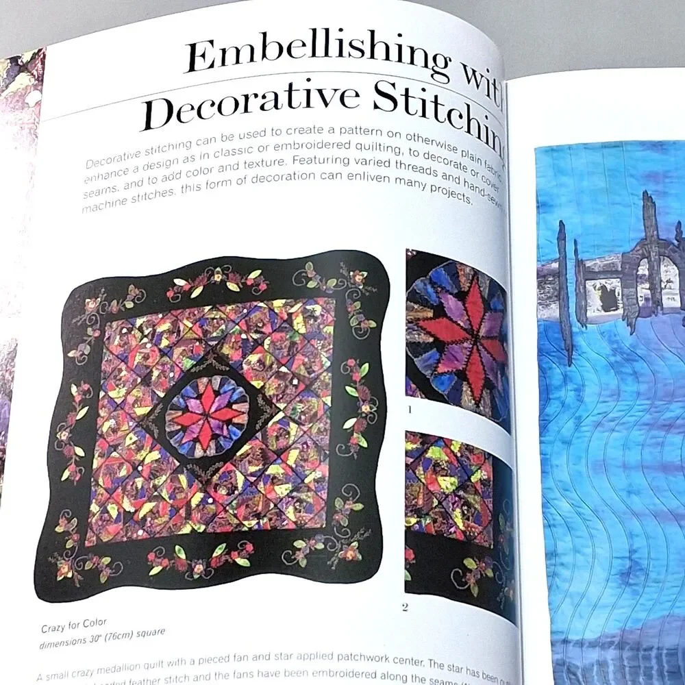 The Quilter's Directory of Embellishments Sally Holman Craft Book Applique Trim